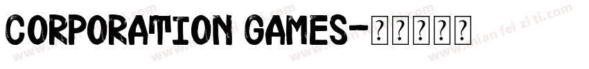 Corporation Games字体转换